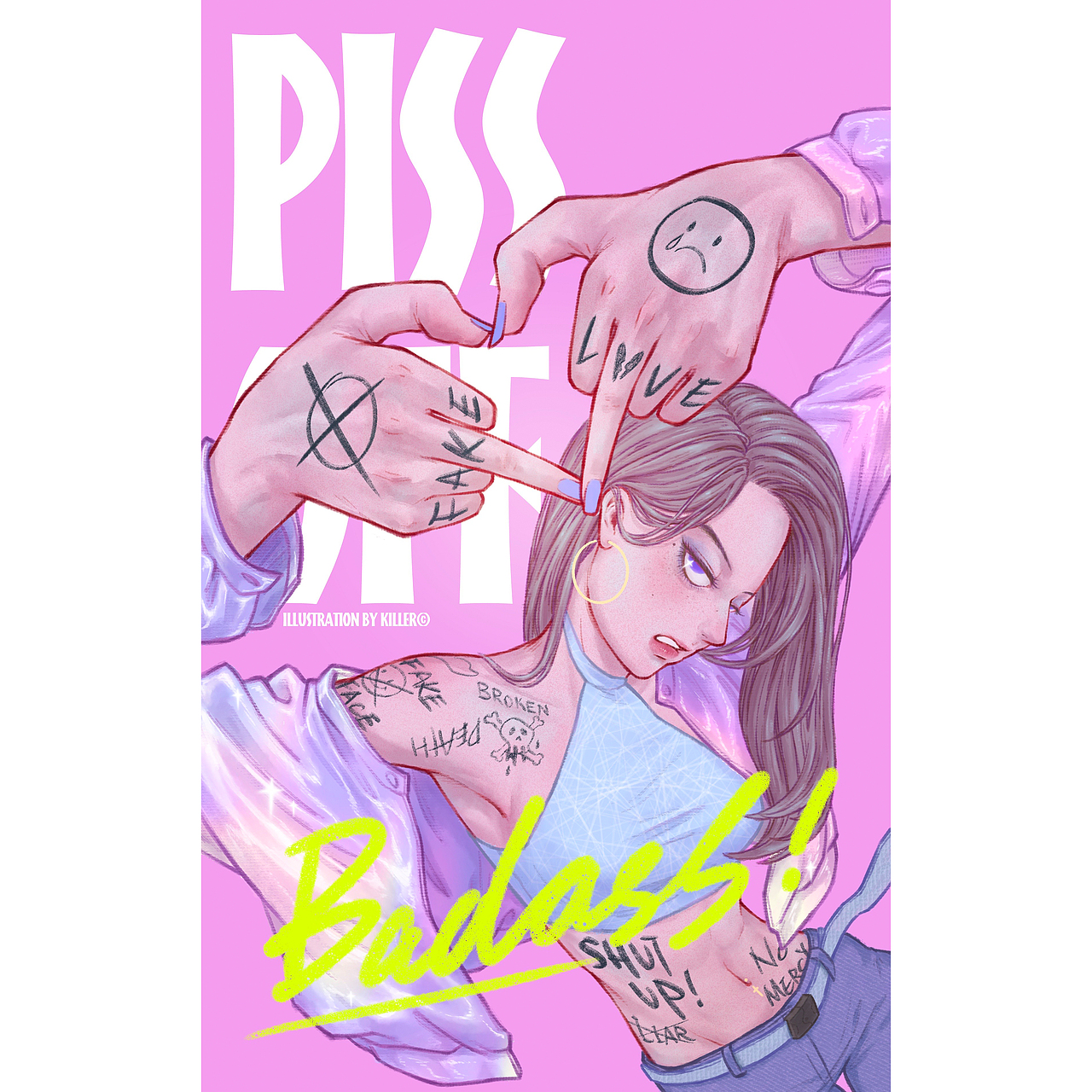 ·PISSOFBADASS·（图ZMzA2Njg2MjIw） - 新锐潮流插画 - 站酷设计师_KiLLer原创素材 - 站酷ZCOOL