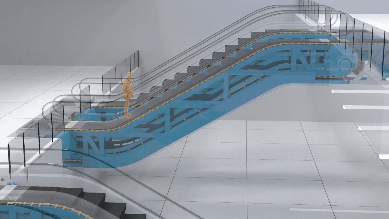 扶梯控制柜产品动画_工业自动化——KeyShot全流程solo