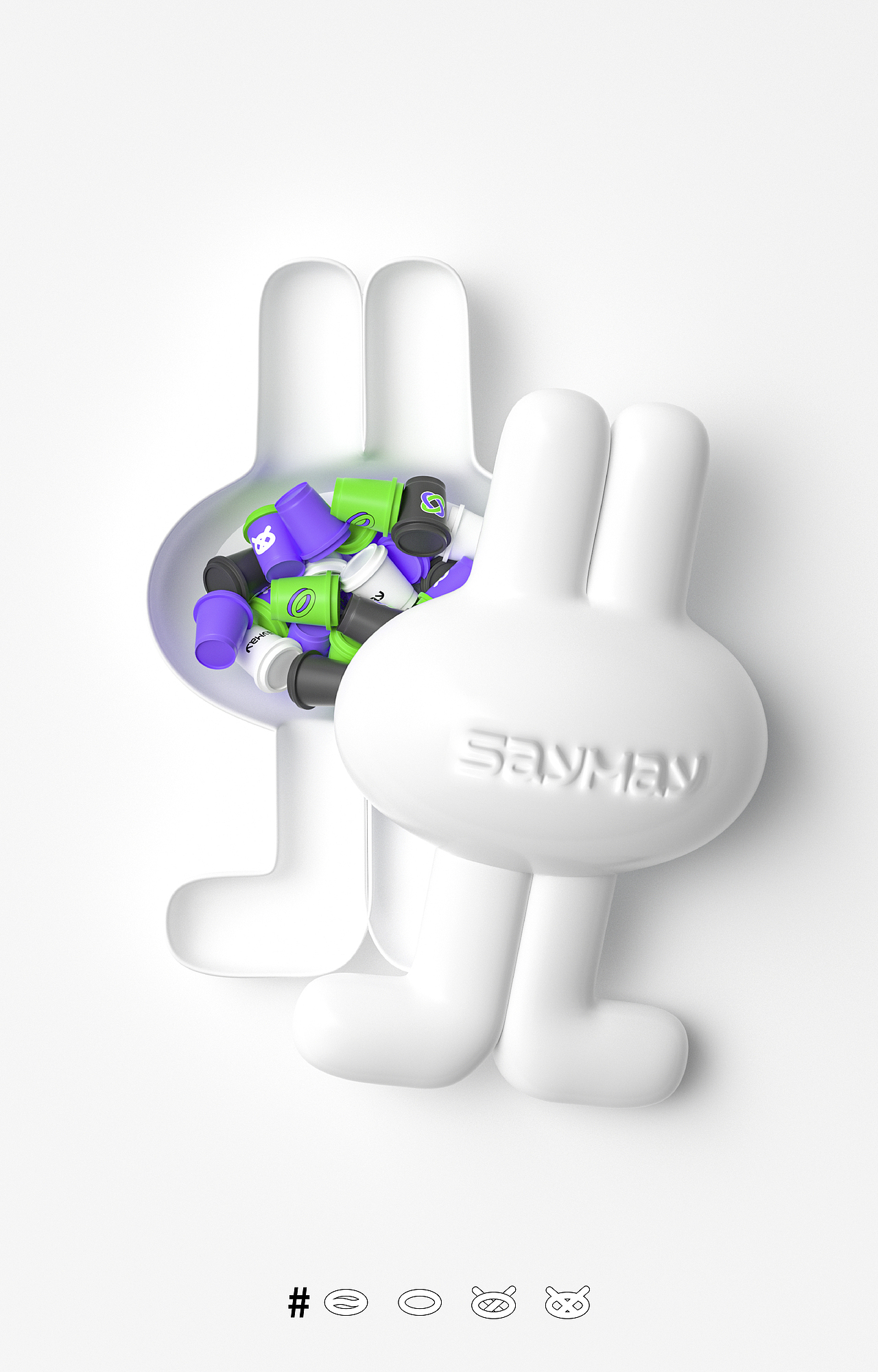 SAYMAY | 醒美咖啡便利店（图ZMzMxNjUyNzQw） - 品牌 - 站酷设计师野核原创素材 - 站酷ZCOOL