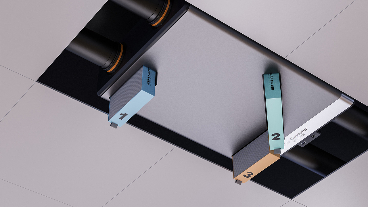 洛可可 x 格韦特 | PI系列商用新风机系统（图ZMzI4Mzk0NjQ4） - 电子产品 - 站酷设计师洛可可咨询设计原创素材 - 站酷ZCOOL