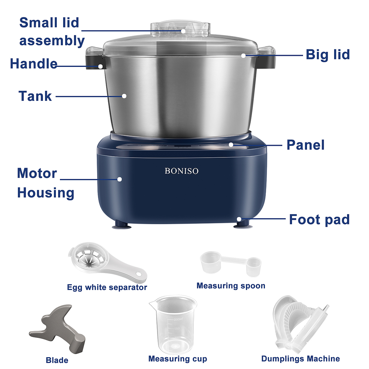 亚马逊跨境电商图-厨房用品-和面机拍摄制作