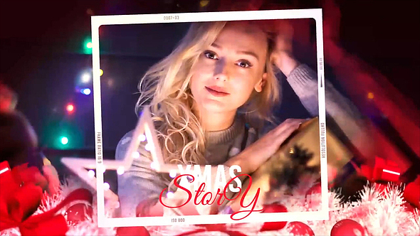 AE模板|神奇粒子迷人动态动画标题展示圣诞节新年媒体