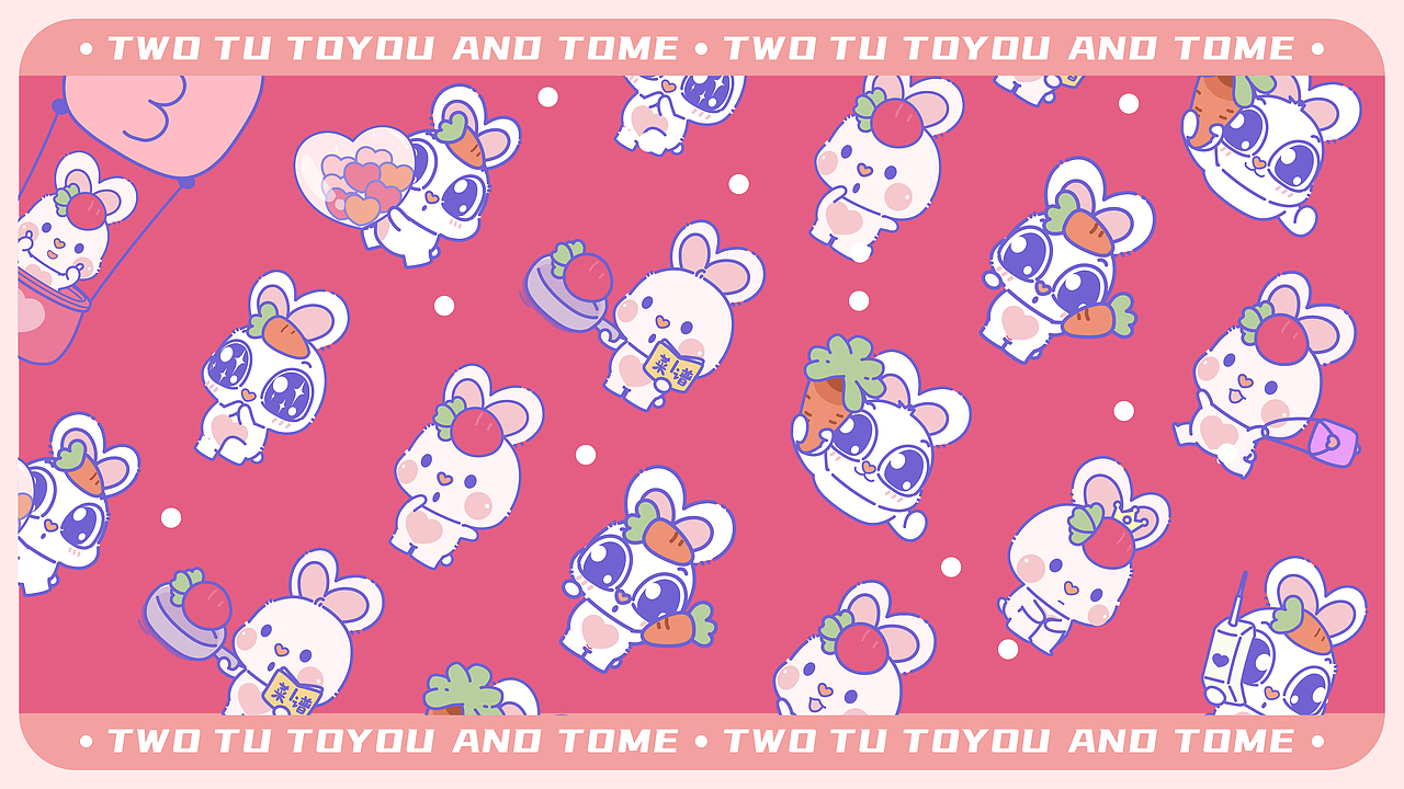 兔年超级IP【兔悠兔咪】（图ZMzAyMDU2MDY0） - 其他动漫 - 站酷设计师南孔徐明潮流IP原创素材 - 站酷ZCOOL