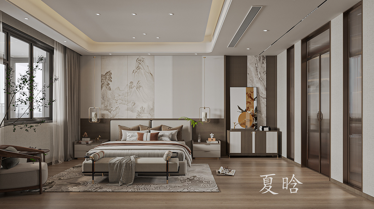 不同的设计方式的体现是不同的人生追求 #新中式