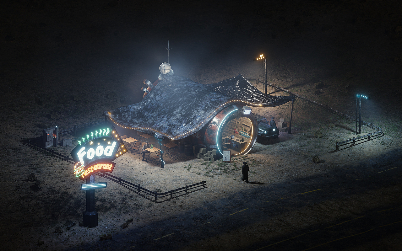 赛博朋克风的两个小东西~