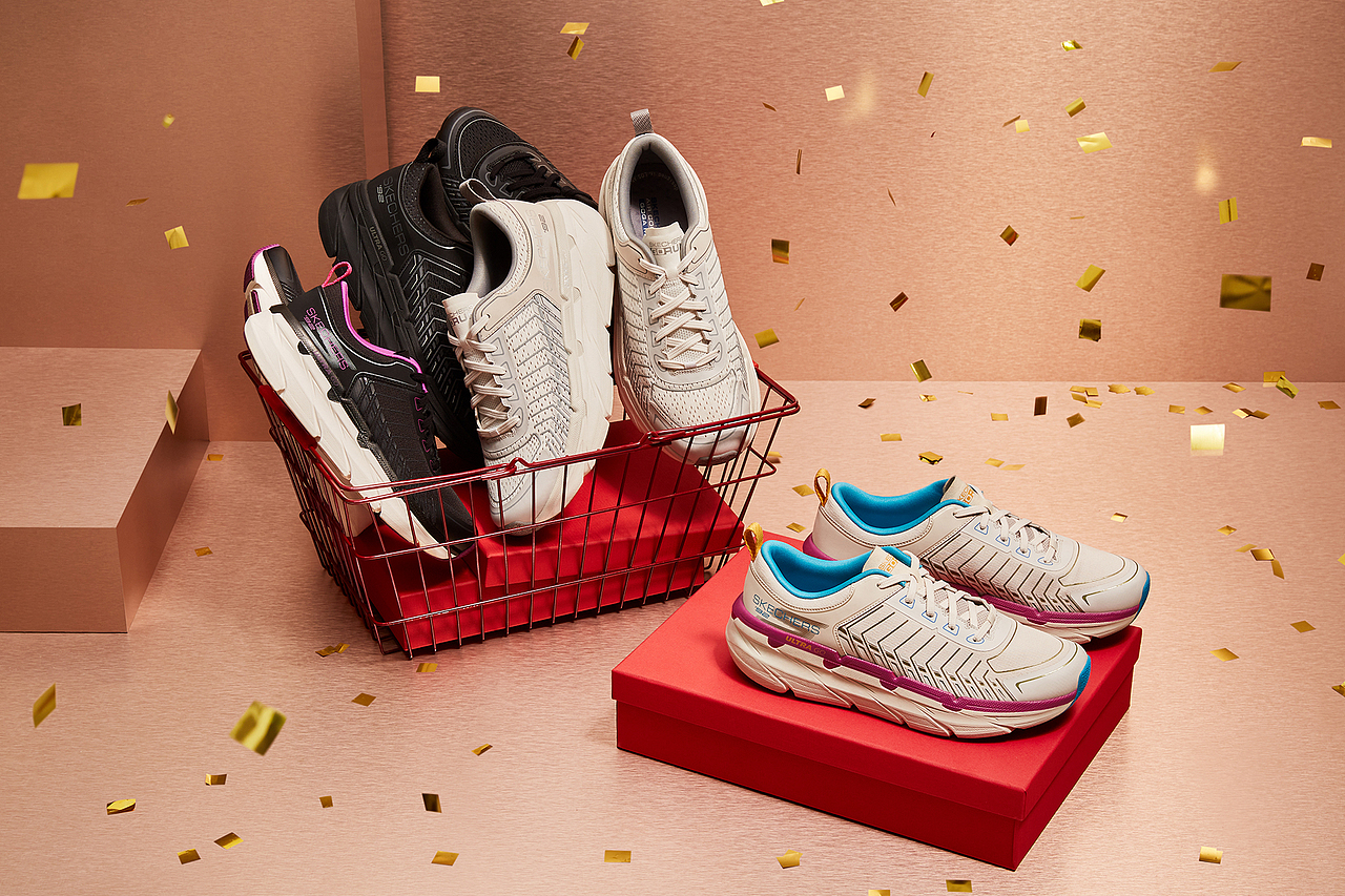 鞋广告修图:斯凯奇