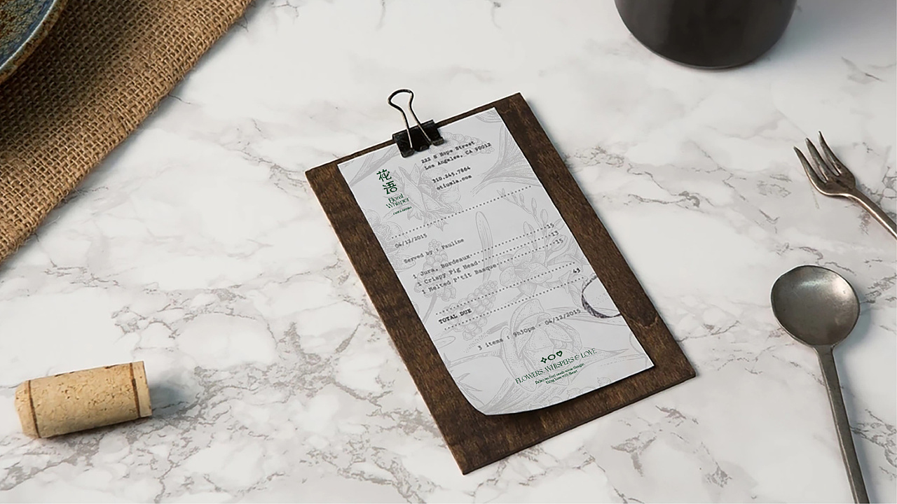 赫扬全案设计案例|花语西餐厅