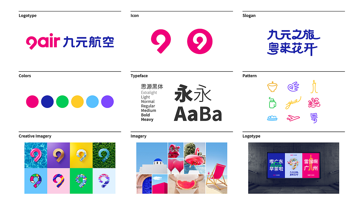 九元航空9air品牌年轻化焕新（图ZMzUxMzkyNDAw） - 品牌 - 站酷设计师白光whittars原创素材 - 站酷ZCOOL