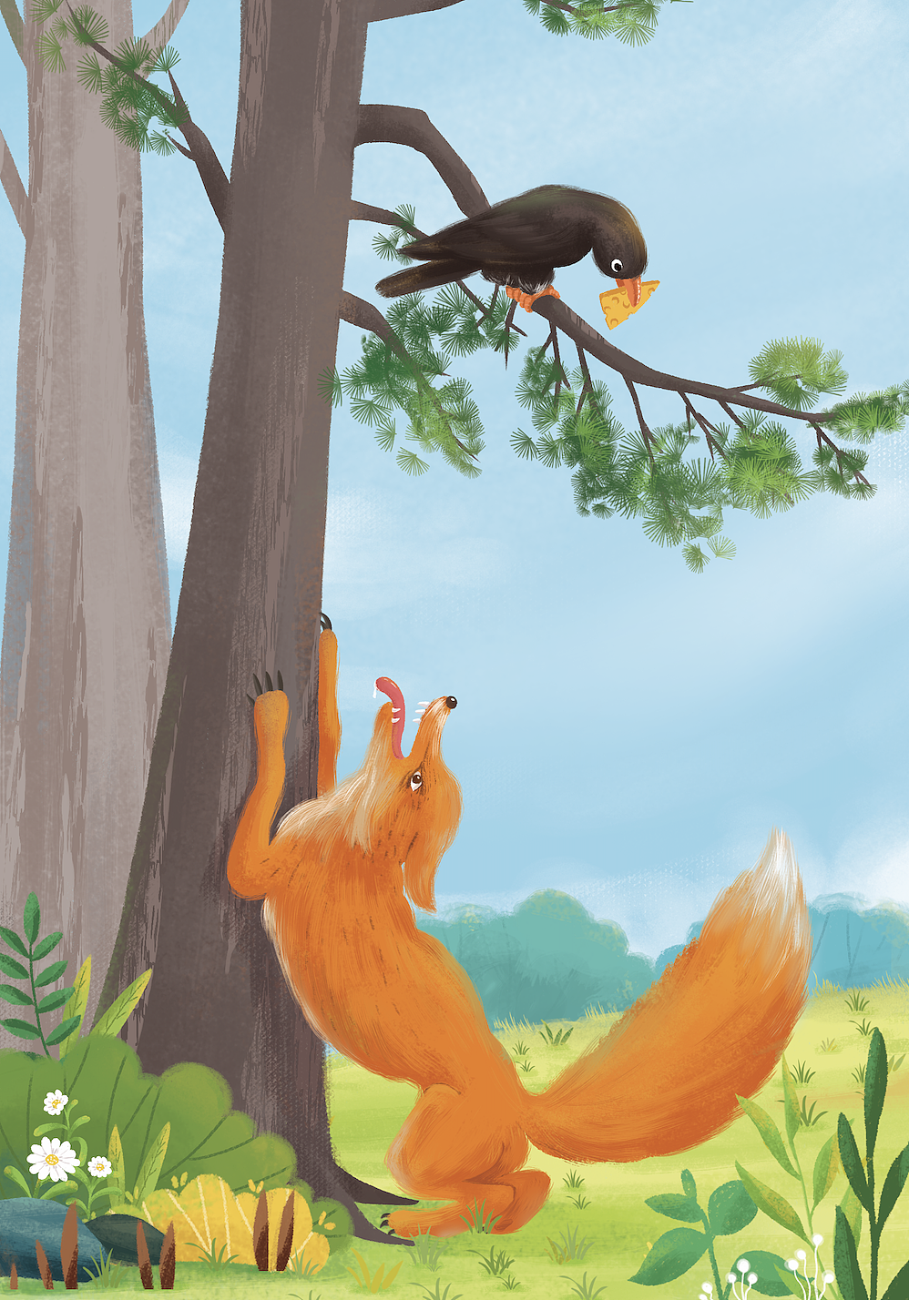 寓言故事～小寓言大智慧（图ZMjk3OTAyNzA4） - 儿童插画 - 站酷设计师沙棠文创原创素材 - 站酷ZCOOL