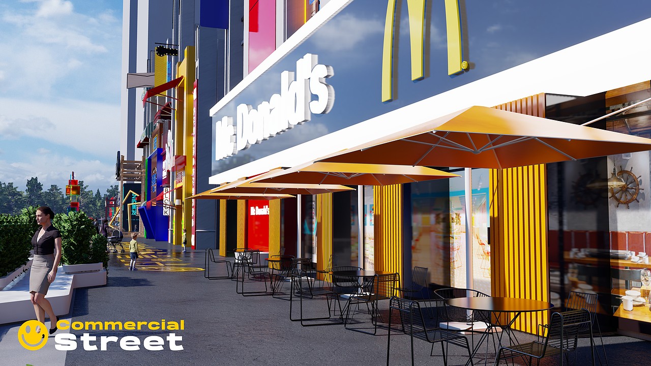 大大的商业街设计