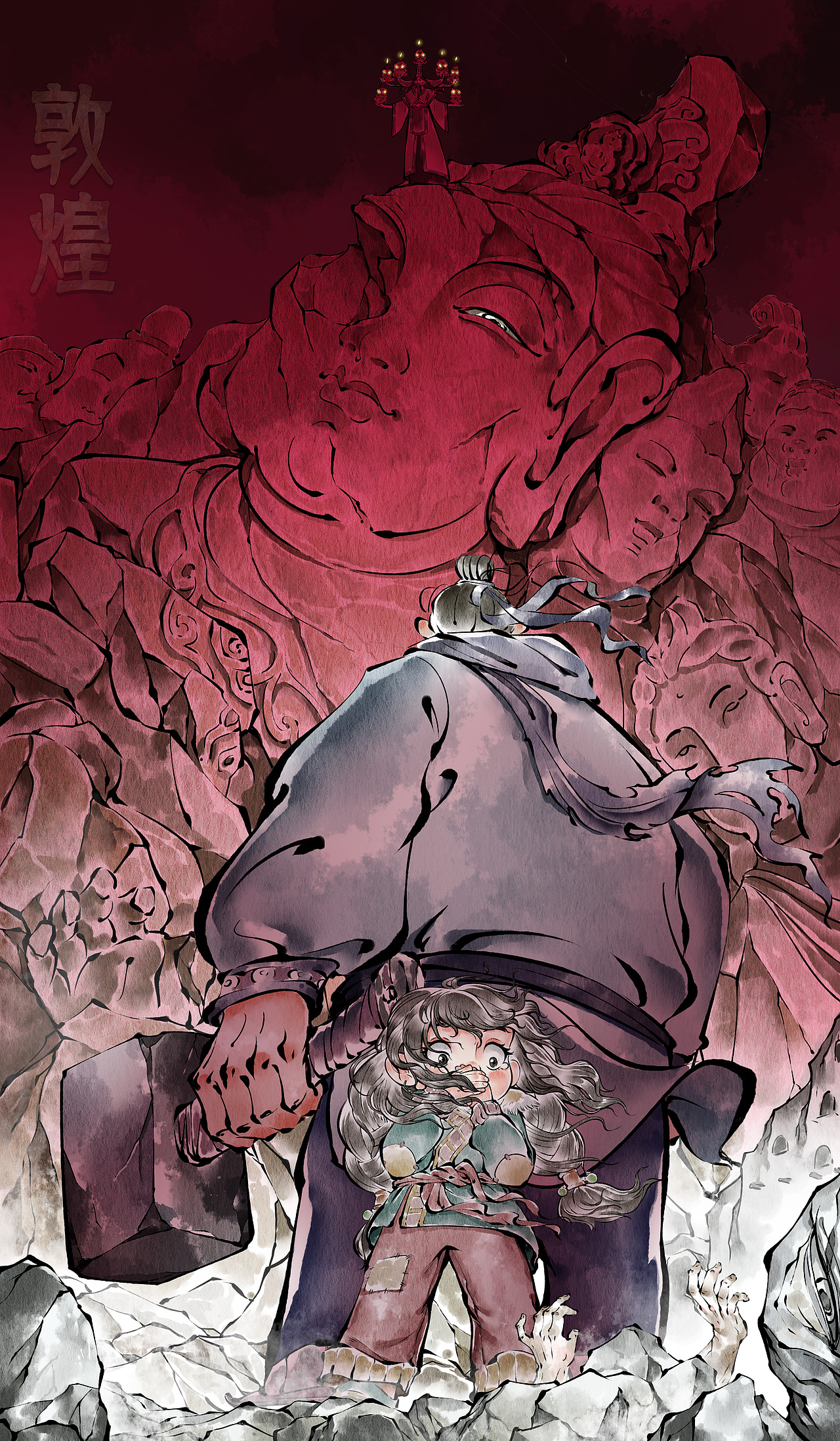 敦煌志异（图ZMzUxNTIyNzg0） - 商业插画 - 站酷设计师亮点漫画原创素材 - 站酷ZCOOL