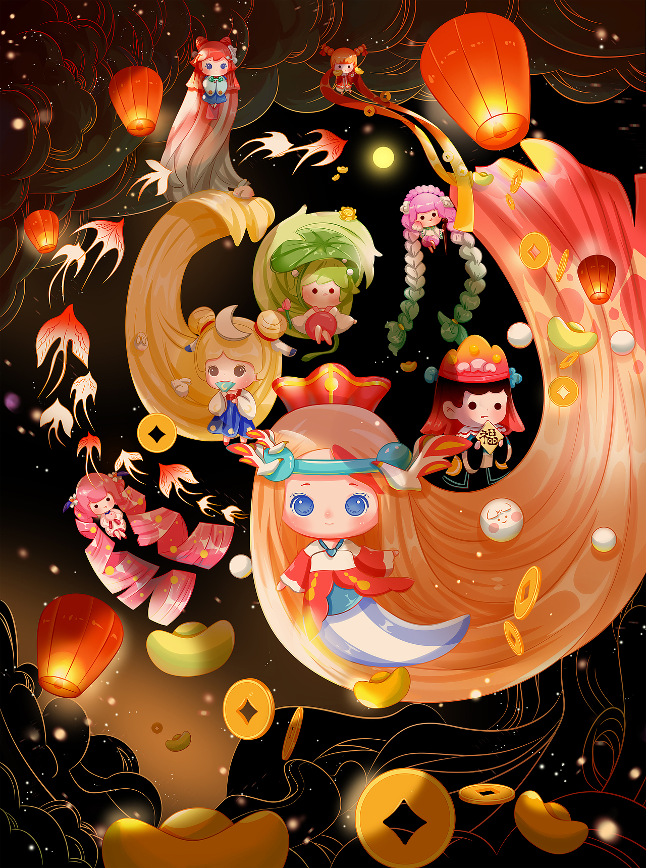 2021-2022盲盒产品海报图