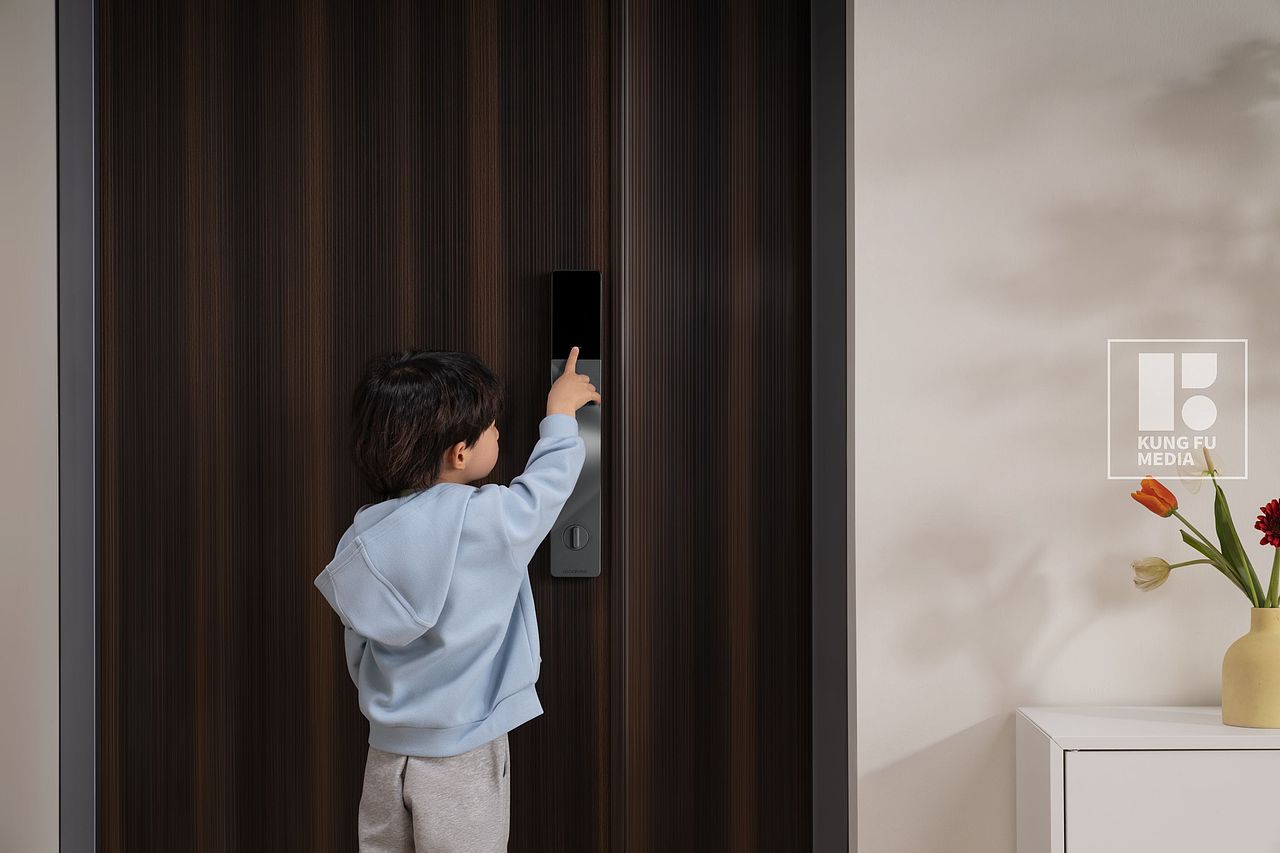 鹿客掌心锁V5平面拍摄图片