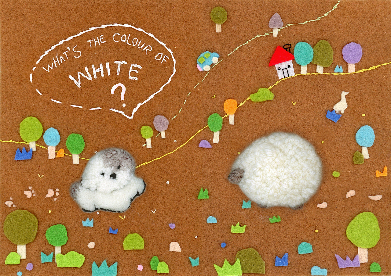 白色是什么颜色？（图ZMzQwMjIwMzUy） - 其他手工艺 - 站酷设计师阿昭Eunice原创素材 - 站酷ZCOOL