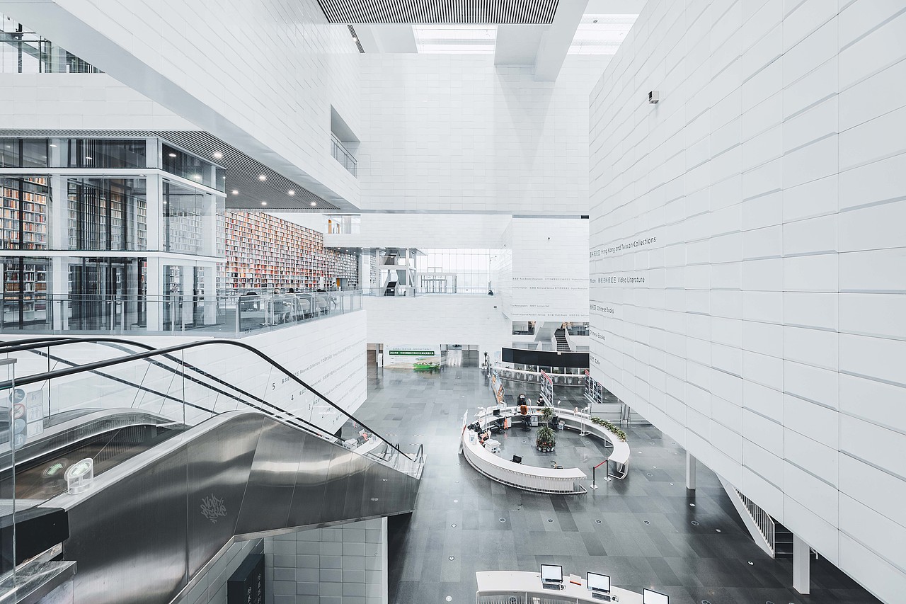 天津图书馆/Tianjin Library（图ZMzI4MjMwOTA0） - 人文/纪实摄影 - 站酷设计师北武原创素材 - 站酷ZCOOL