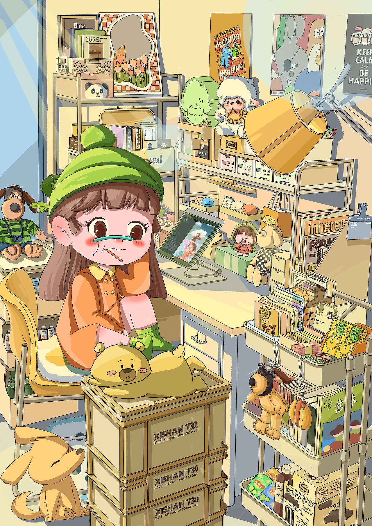 治愈系儿童插画（图ZMzM5Mjg3Mzg0） - 儿童插画 - 站酷设计师妖不倒tai原创素材 - 站酷ZCOOL