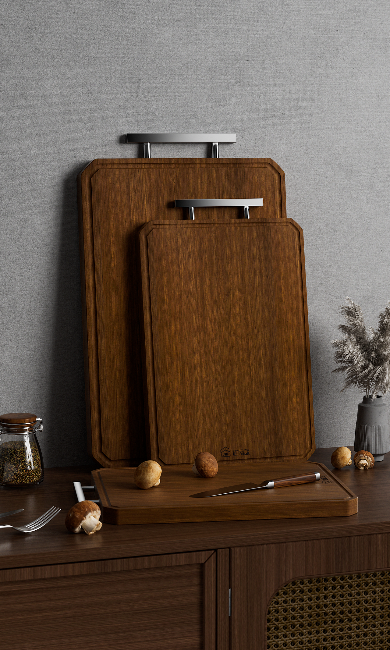 产品渲染/砧板渲染