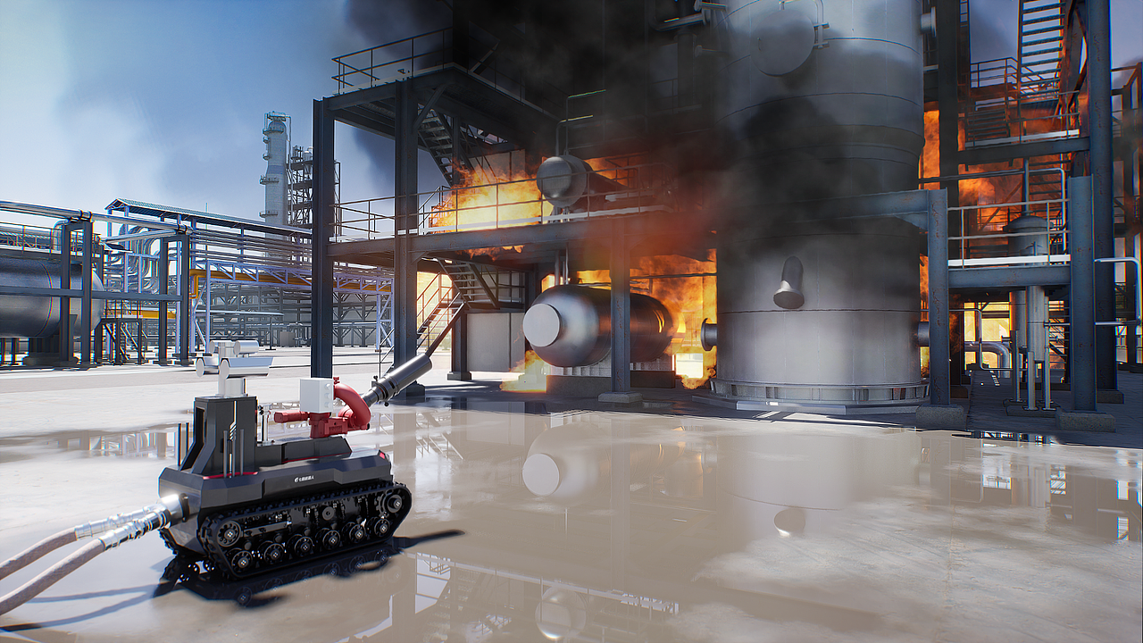 七腾消防机器人