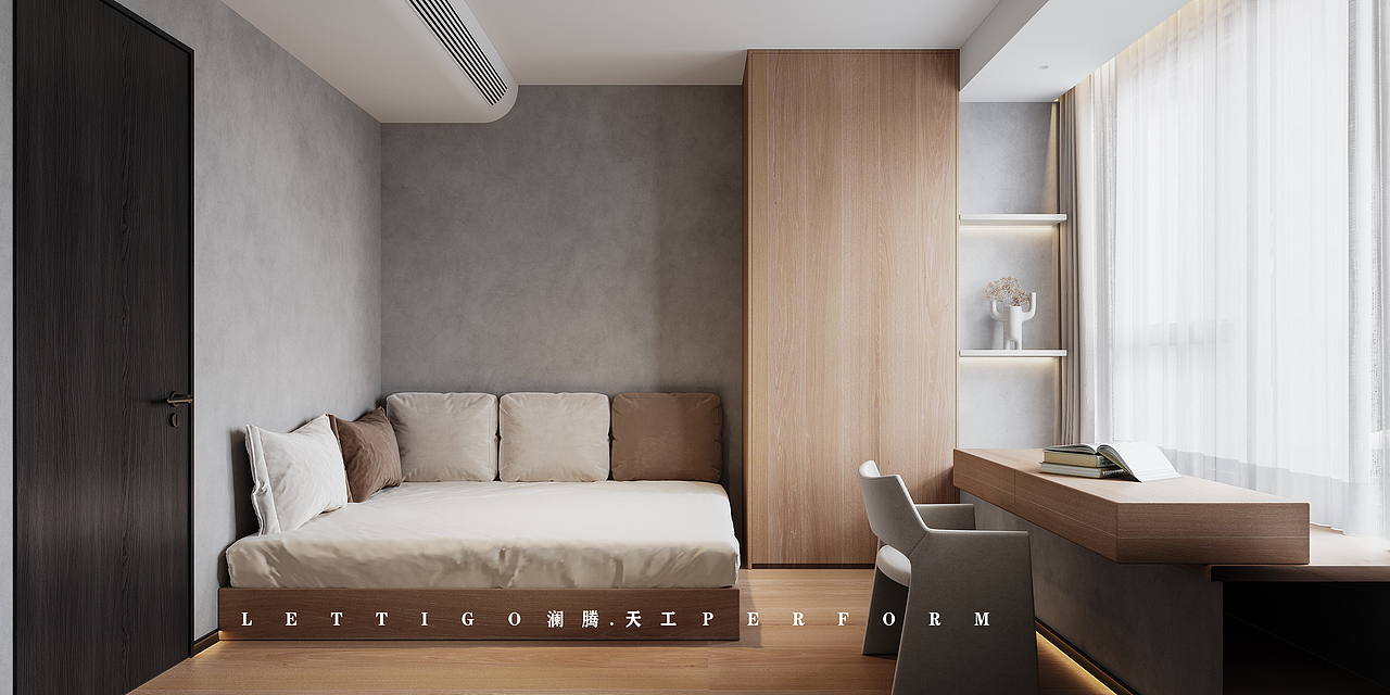 现代极简无主灯暗黑调,对世俗的无所谓来自内心的笃定