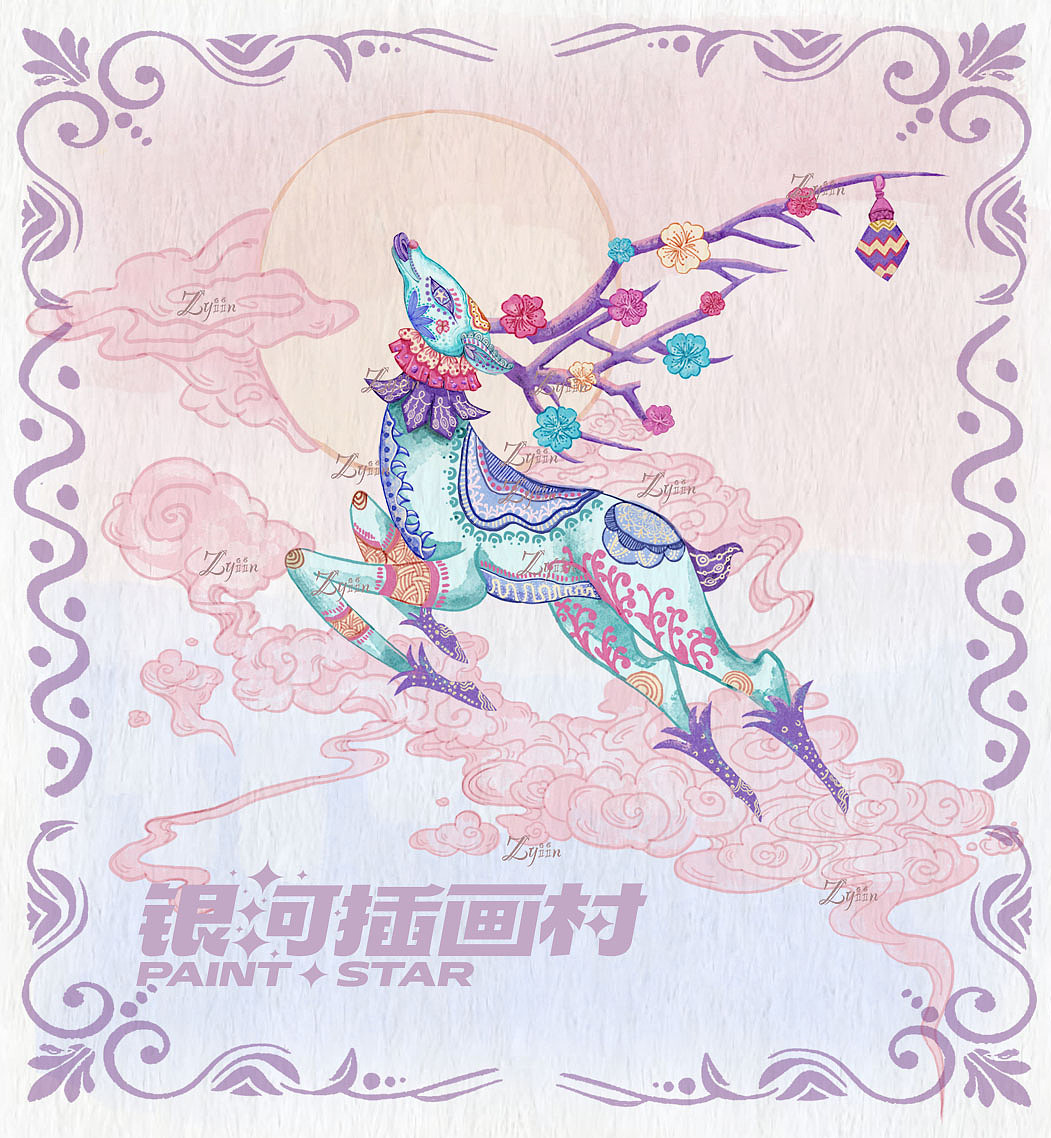 原创插画 | 水彩动物刻画