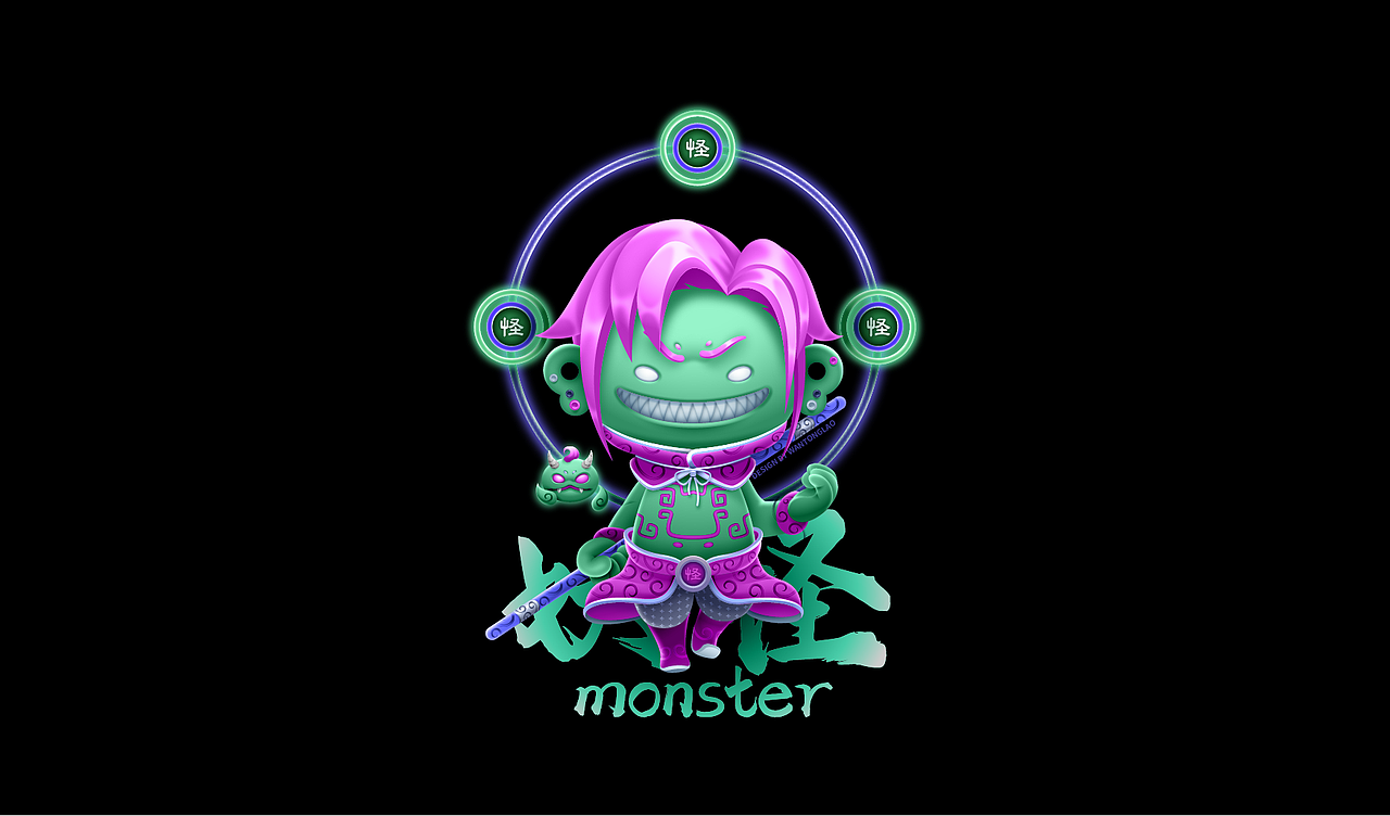 顽童佬-伪3D形象