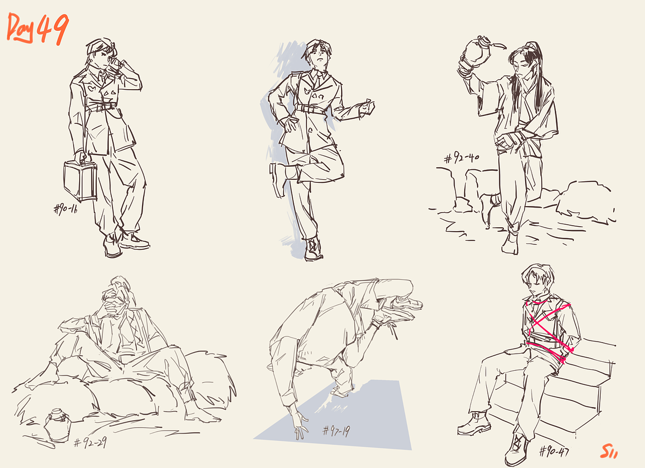 11期Day49 @速寫班長 #速寫60天挑戰(zhàn)賽# ???（圖ZMjk3Nzk5MjEy） - 創(chuàng)作習(xí)作 - 站酷設(shè)計(jì)師一語四字原創(chuàng)素材 - 站酷ZCOOL