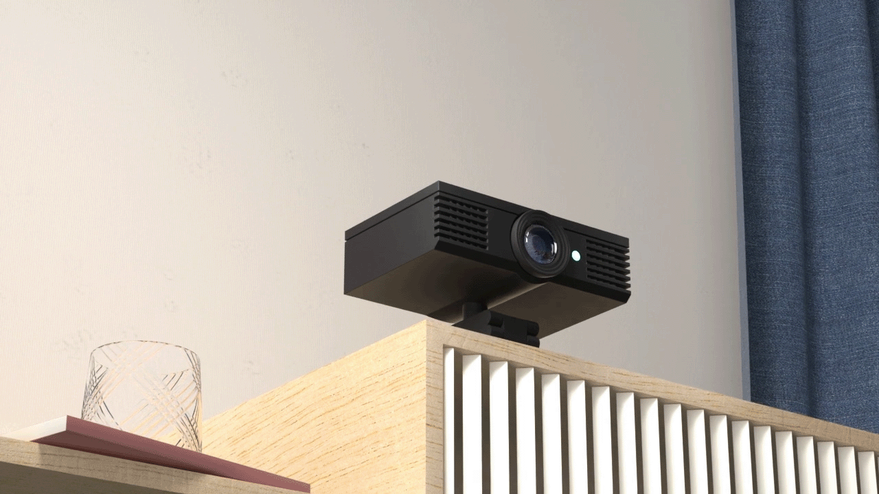 C4D视频 投影仪动画