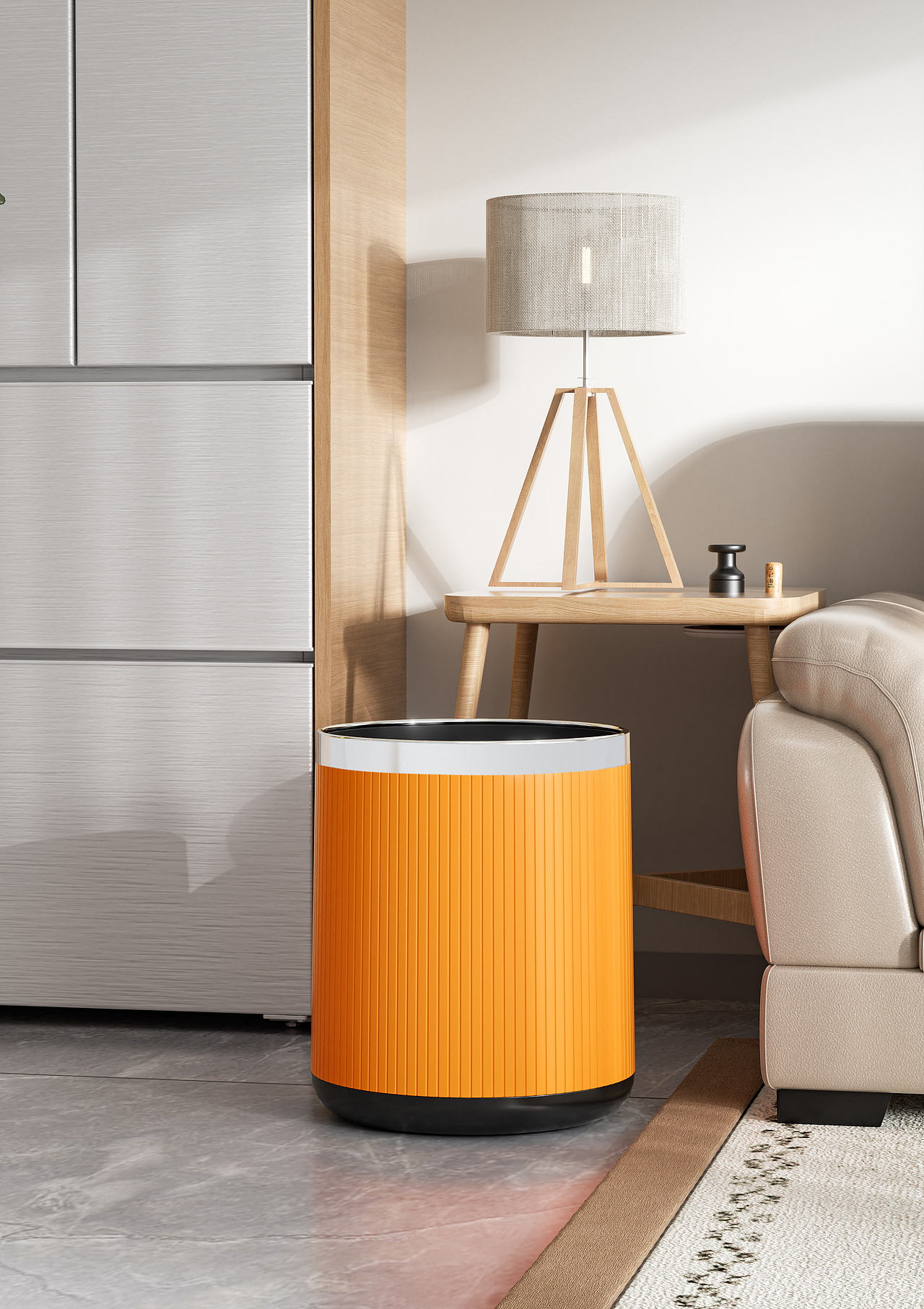 简欧｜垃圾桶产品外观创新设计