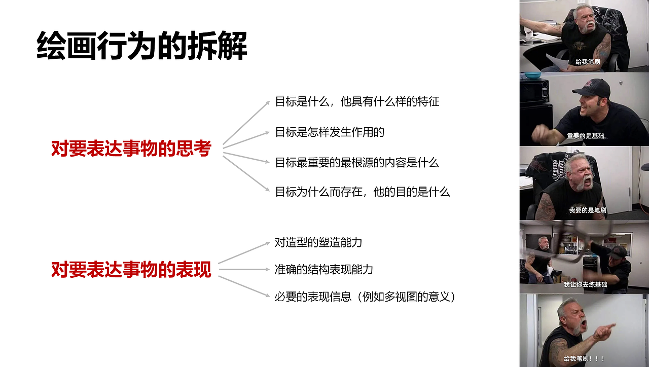 相比于AI来说,人类在绘画的过程中思考远大于动手,并且这个过程中二者相互混合。一边画一边思考,一边思考一边画。所以好看的画面是来源于多种要素混合在一起构成的体验。不是单纯的好看光影