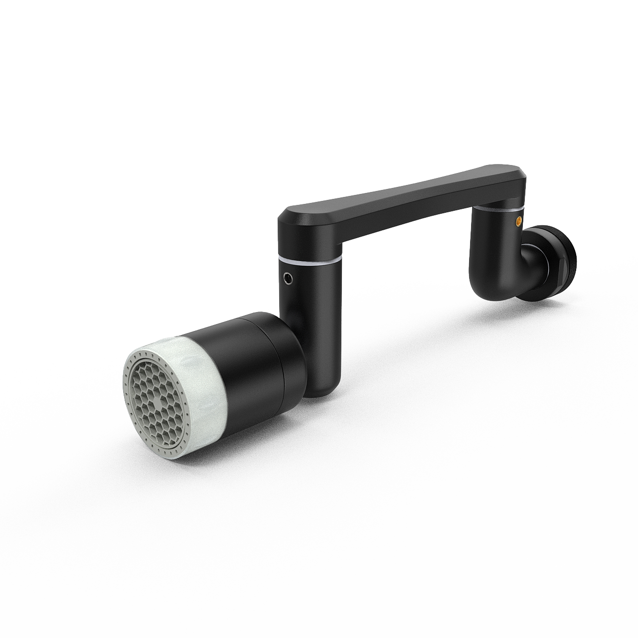 水龙头建模渲染白底图