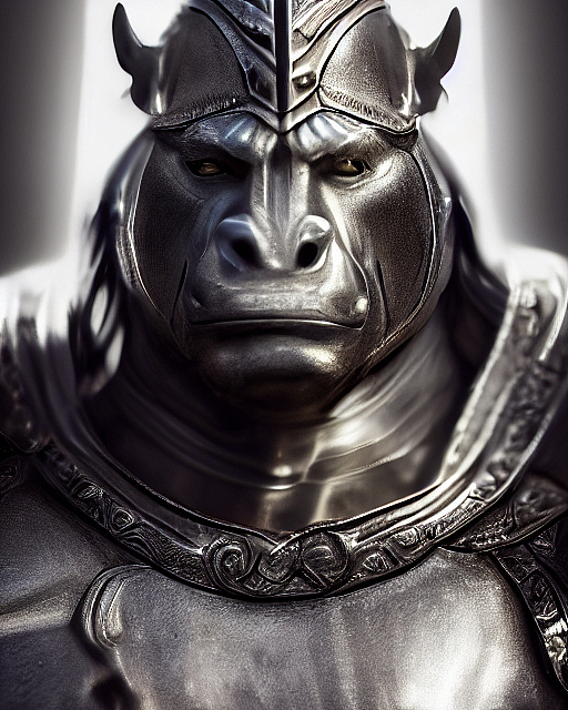 用Tiamat AI绘画创作的动物战士