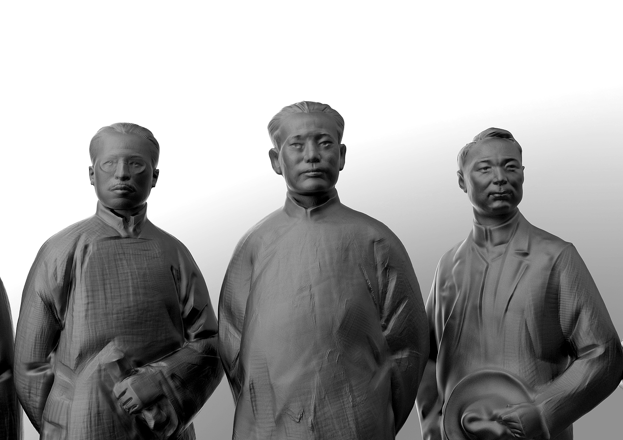 《殷商考古纪念群像》