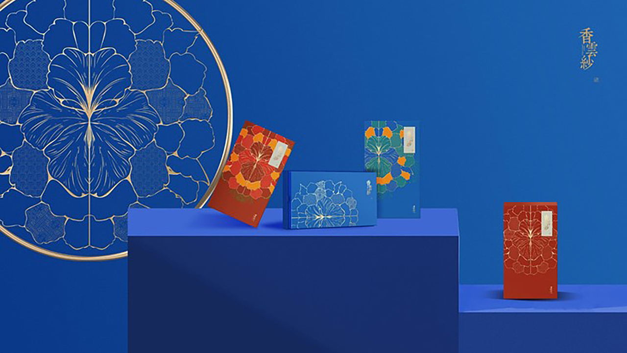 吉祥羽儿香云纱包装设计