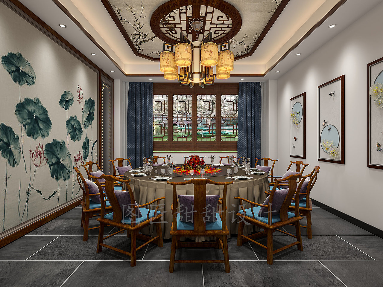 复古乡村风餐厅设计