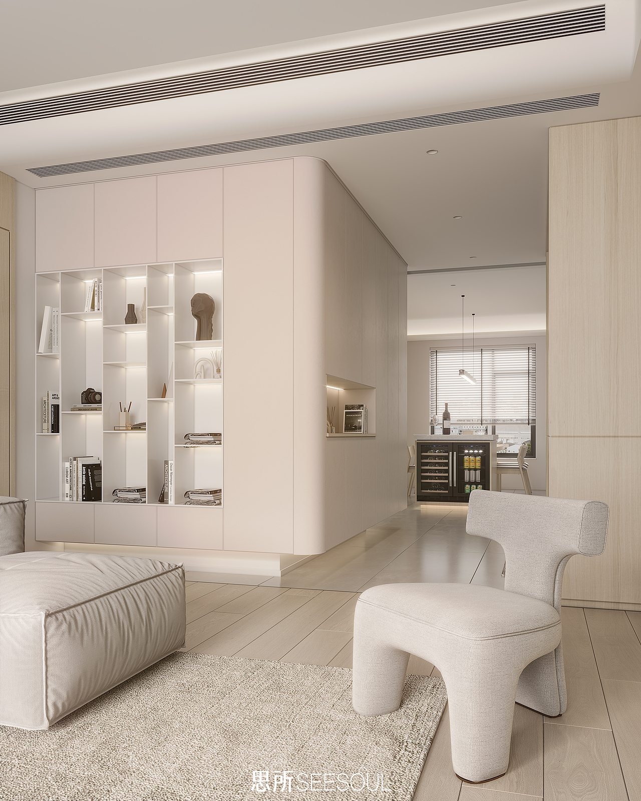 思所丨北京金府大院 原木风住宅设计（图ZMzE3MTQxNDE2） - 家装设计 - 站酷设计师思所设计SEESOUL原创素材 - 站酷ZCOOL