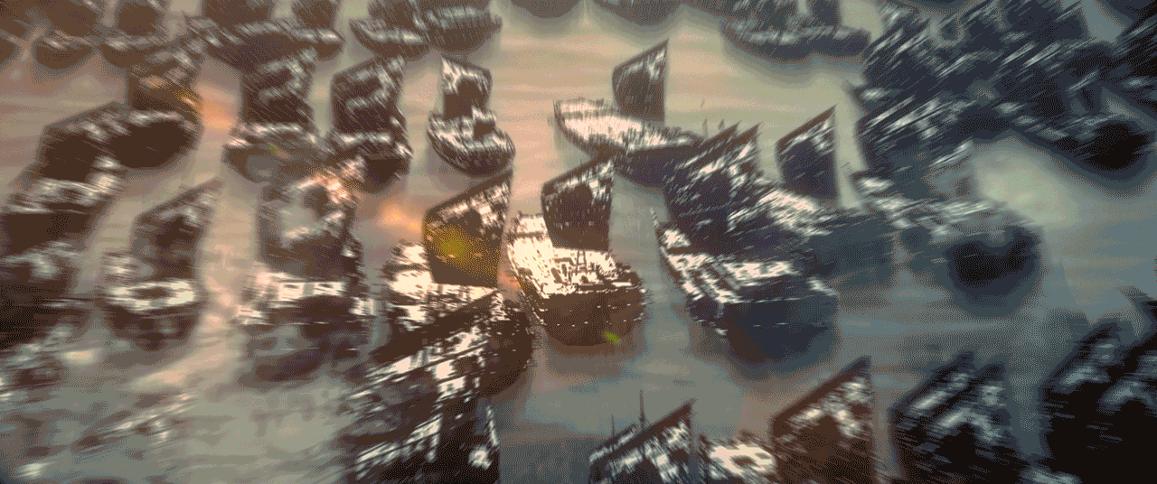 乱世逐鹿水墨-赤壁