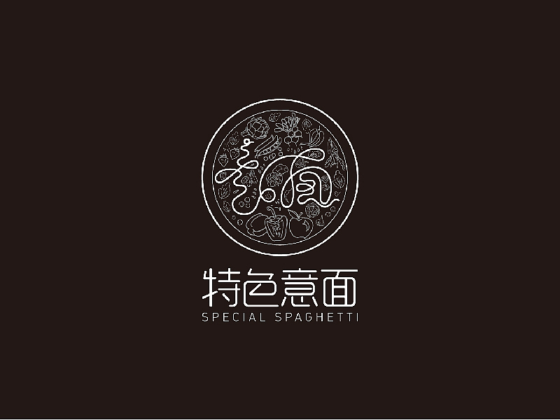 意面logo设计.
