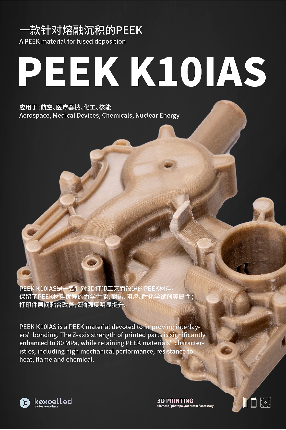 3D打印｜3D打印材料宣传海报（图ZMzA3NDE5ODQ0） - 海报 - 站酷设计师是An七呀原创素材 - 站酷ZCOOL