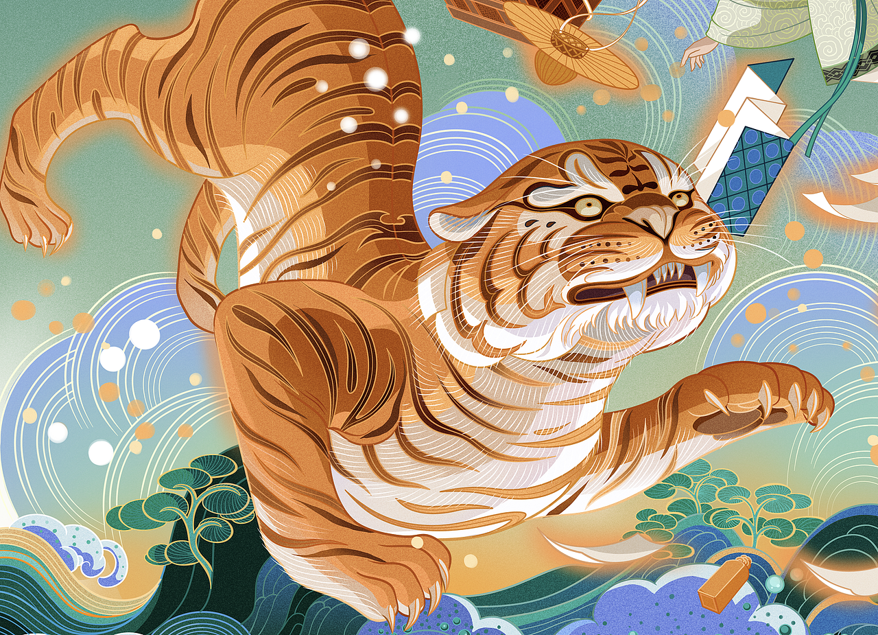 聊斋志异系列插画-《苗生》（图ZMzUwNTg2NzE2） - 商业插画 - 站酷设计师唐众汤忠原创素材 - 站酷ZCOOL
