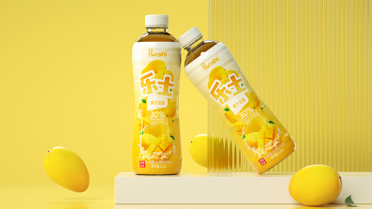 同福乐士果汁包装设计