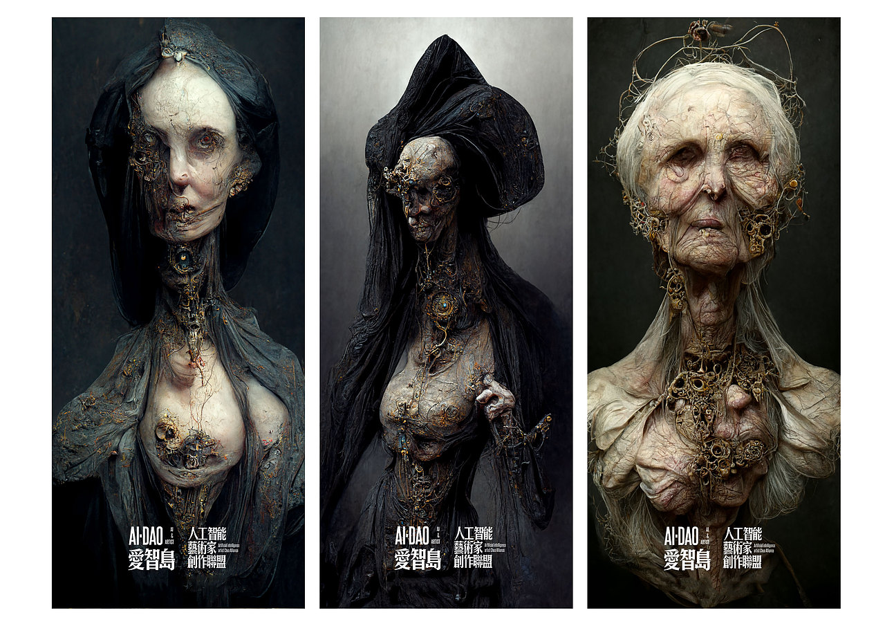 #语镜# 梦魇神魔【爱智岛数字艺术展】