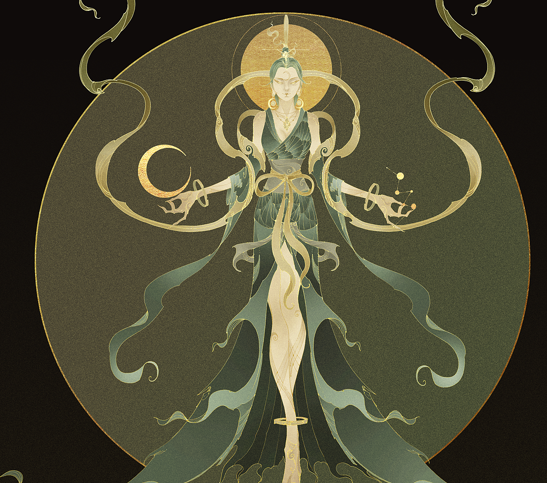 月光仙子（图ZMzUxMDczOTUy） - 新锐潮流插画 - 站酷设计师蒙子MZ原创素材 - 站酷ZCOOL