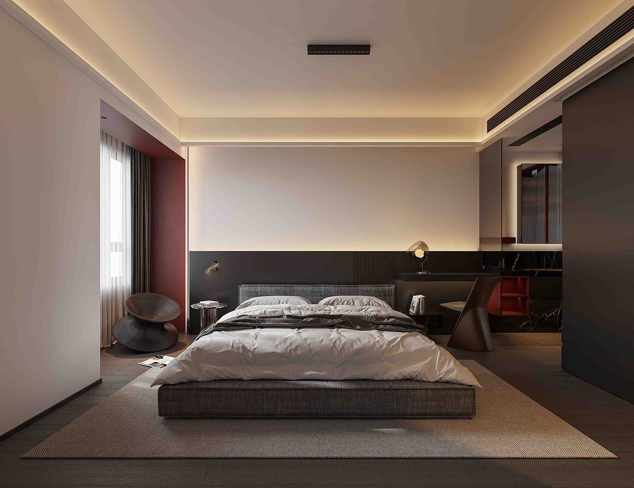 周笙笙全案设计 |134m²格调与品味的极致融合（图ZMzM3ODA2NjE2） - 家装设计 - 站酷设计师周笙笙全案设计原创素材 - 站酷ZCOOL