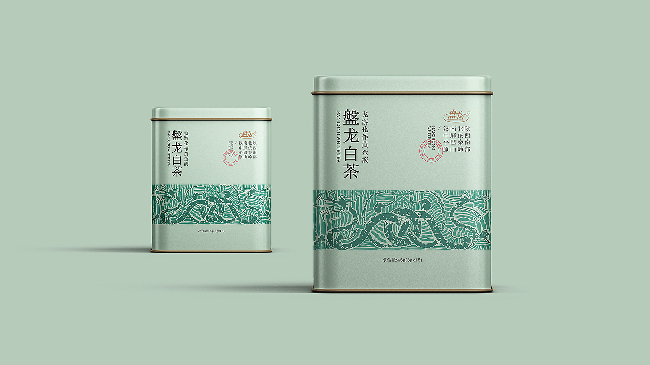 盘龙白茶包装设计（图ZMzE4MjQyNDYw） - 包装 - 站酷设计师汪佼佼包装设计原创素材 - 站酷ZCOOL