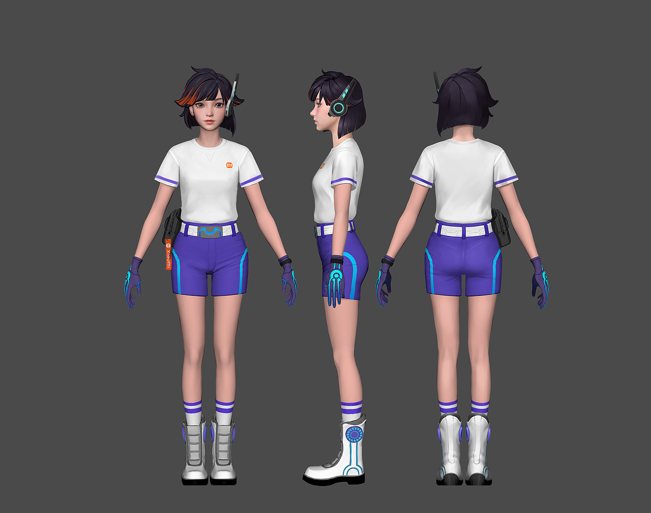 小米直播间虚拟主播—米柚同学（京东、抖音）（图ZMzExOTgxMzc2） - 人物/生物 - 站酷设计师我是皮皮怪原创素材 - 站酷ZCOOL