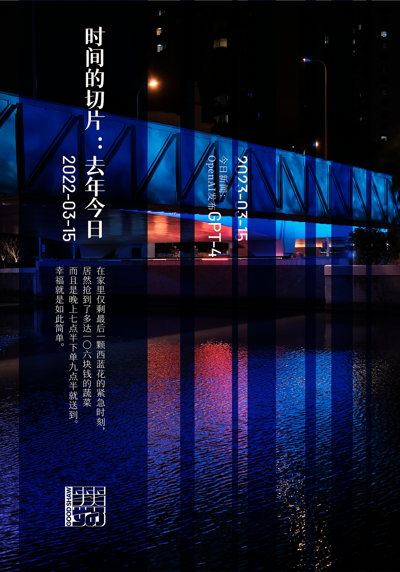 时间的切片:去年今日