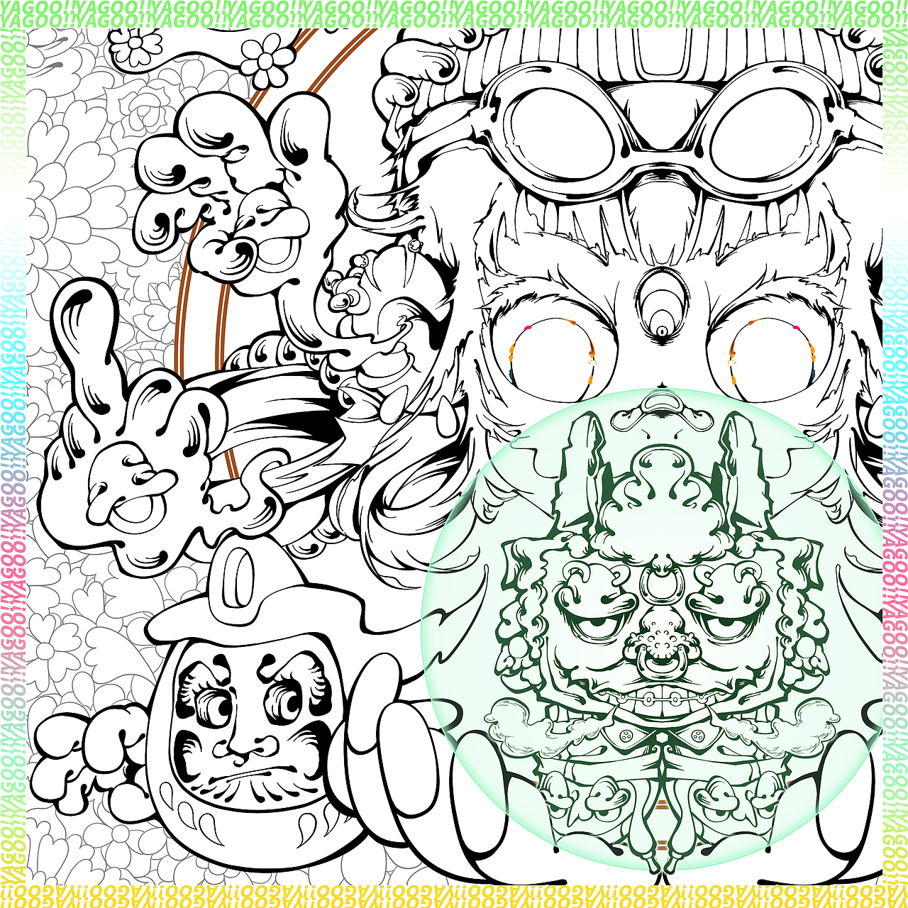 原创插画/YAGOO！！（图ZMzM4NjU4MDA0） - 新锐潮流插画 - 站酷设计师GPoPuna吉波普娜原创素材 - 站酷ZCOOL