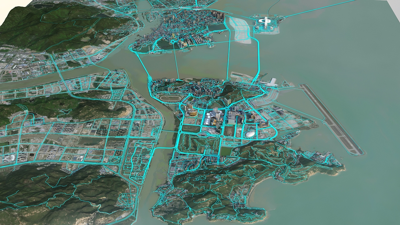 澳门3d城市模型