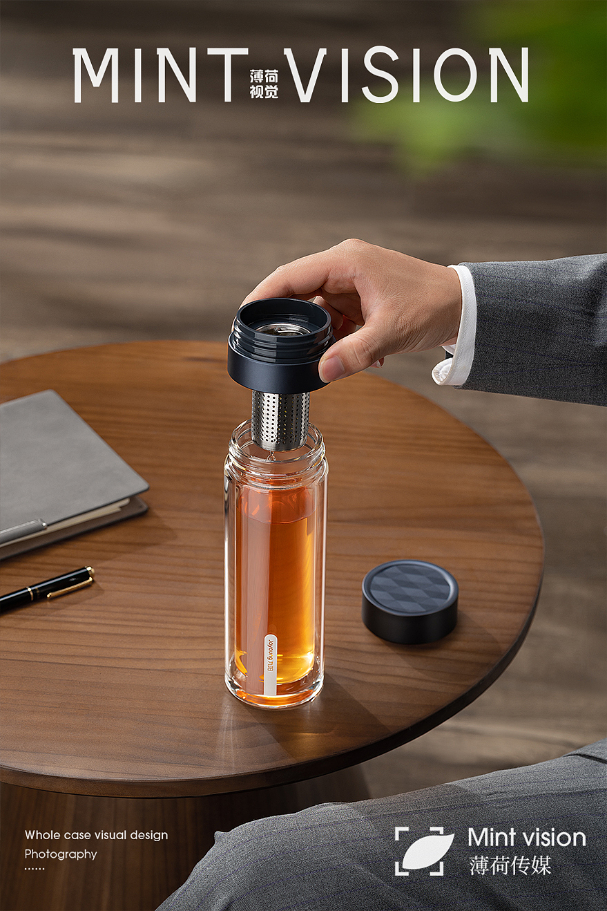 餐饮类目｜九阳玻璃杯｜薄荷视觉