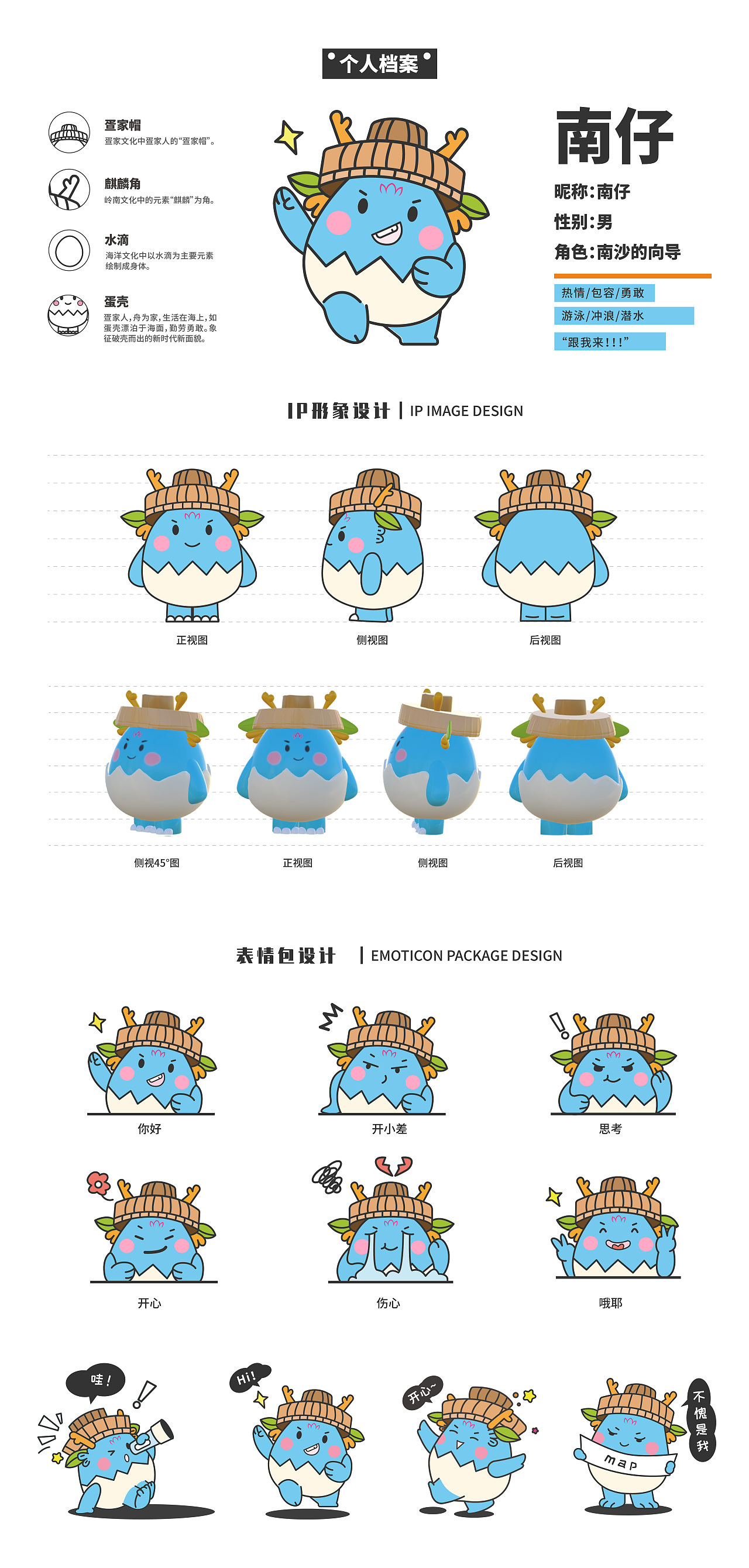 南沙有礼文旅IP形象设计(图ZMzMyODI0MTE2) - IP形象 - 站酷设计师月牙moon原创素材 - 站酷ZCOOL